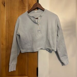 Aritzia size small henley sweater